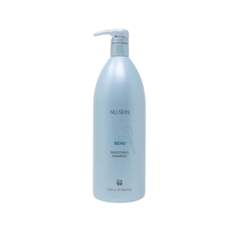 Nu Skin Renu Smoothing Shampoo 1000mL bottle with pump dispenser