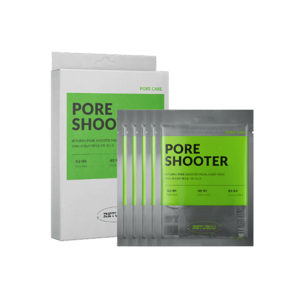 RETURNU Poreshooter facial sheet mask