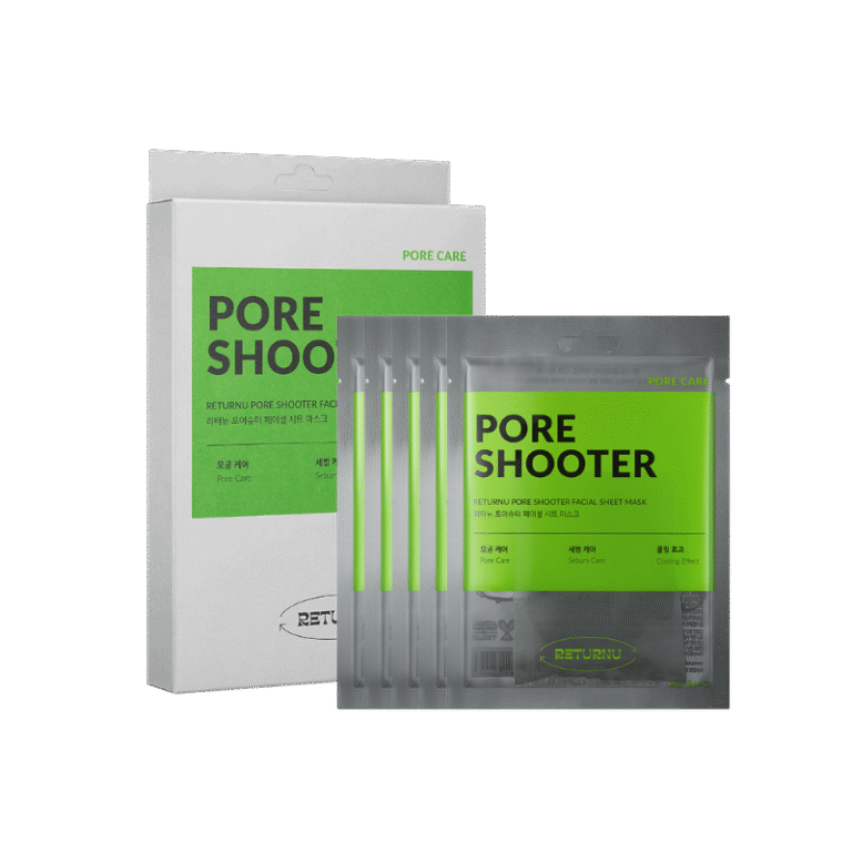 RETURNU Poreshooter facial sheet mask
